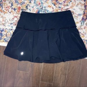Black Lululemon “lost in pace” Skirt